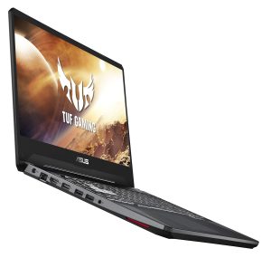 Asus TUF FX505DT Gaming Laptop, 15.6” 120Hz Full HD, AMD Ryzen 5 R5-3550H Processor, GeForce GTX 1650 Graphics, 8GB DDR4, 256GB PCIe SSD, Gigabit Wi-Fi 5, Windows 10 Home, FX505DT-AH51, RGB Keyboard