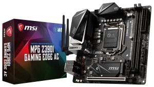 MSI MPG Z390I Gaming Edge AC LGA1151 (Intel 8th and 9th Gen) M.2 USB 3.1 Gen 2 DDR4 HDMI DP Wi-Fi Mini ITX Z390 Gaming Motherboard