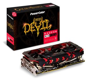PowerColor VGA Graphic Cards AXRX580 8GBD5-3DHG/OC
