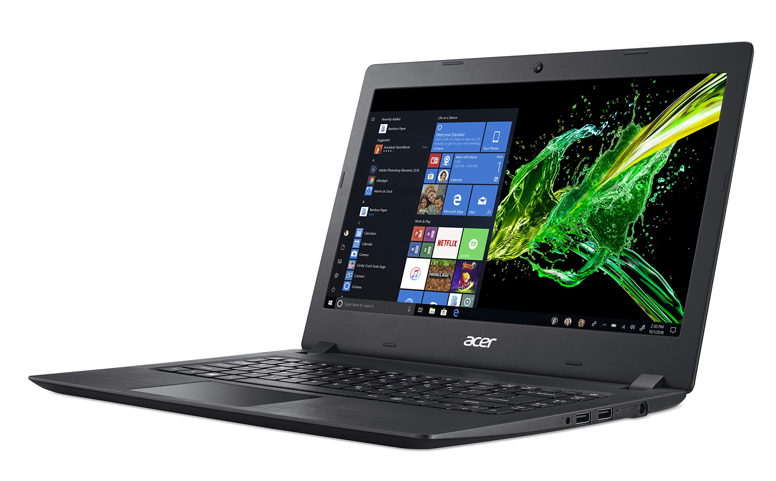 Acer Aspire 14″ HD Widescreen LED-Backlit Laptop | AMD A-Series Processor A9-9420e | 16GB DDR4 RAM | 256GB SSD | AMD Radeon R5 Graphics | HDMI | Windows 10 in S Mode