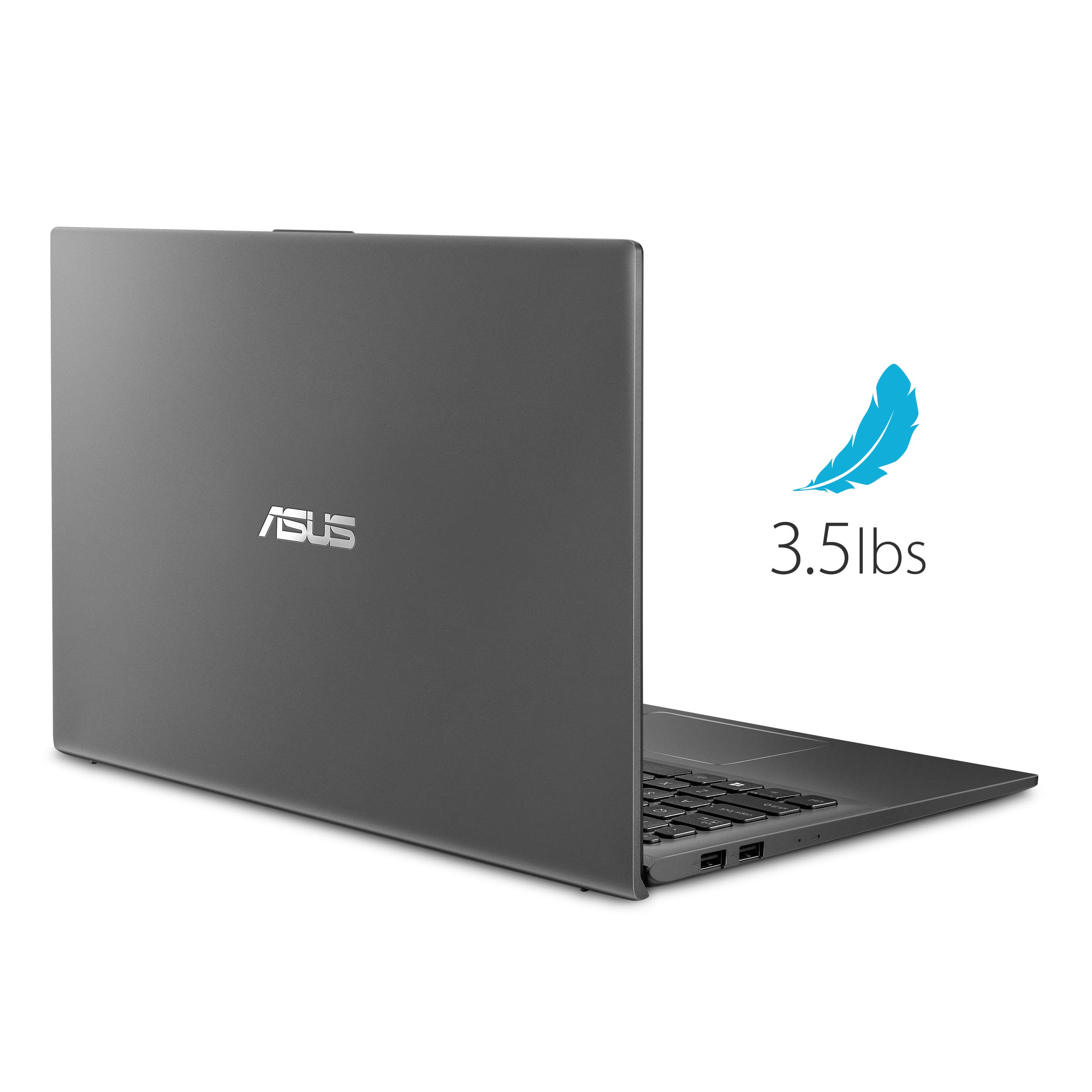 Asus Vivobook 15 Thin and Light 15.6” FHD, AMD Quad Core R3-3200U CPU, 8GB DDR4 RAM, 128G SSD, AMD Radeon Vega 3 Graphics, Windows 10 in S Mode, F512DA-DB34, Slate Gray