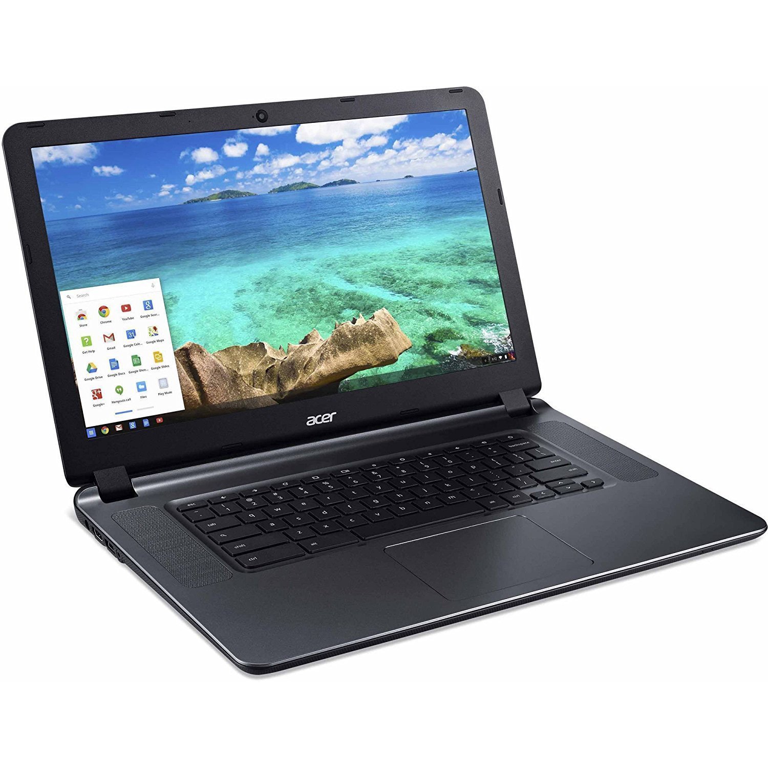 Acer CB3-532 15.6″ HD Chromebook with 3x Faster WiFi, Intel Dual-Core Celeron N3060 up to 2.48GHz, 2GB RAM, 16GB SSD, HDMI, USB 3.0, Webcam, 12-Hours Battery, Chrome OS