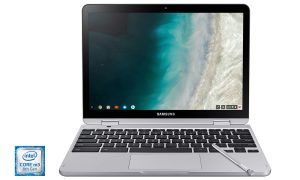 Samsung Chromebook Plus V2, 2-in-1, Intel Core m3, 4GB RAM, 64GB eMMC, 13MP Camera, Chrome OS, 12.2″, 16:10 Aspect Ratio, Light Titan (XE520QAB-K02US)
