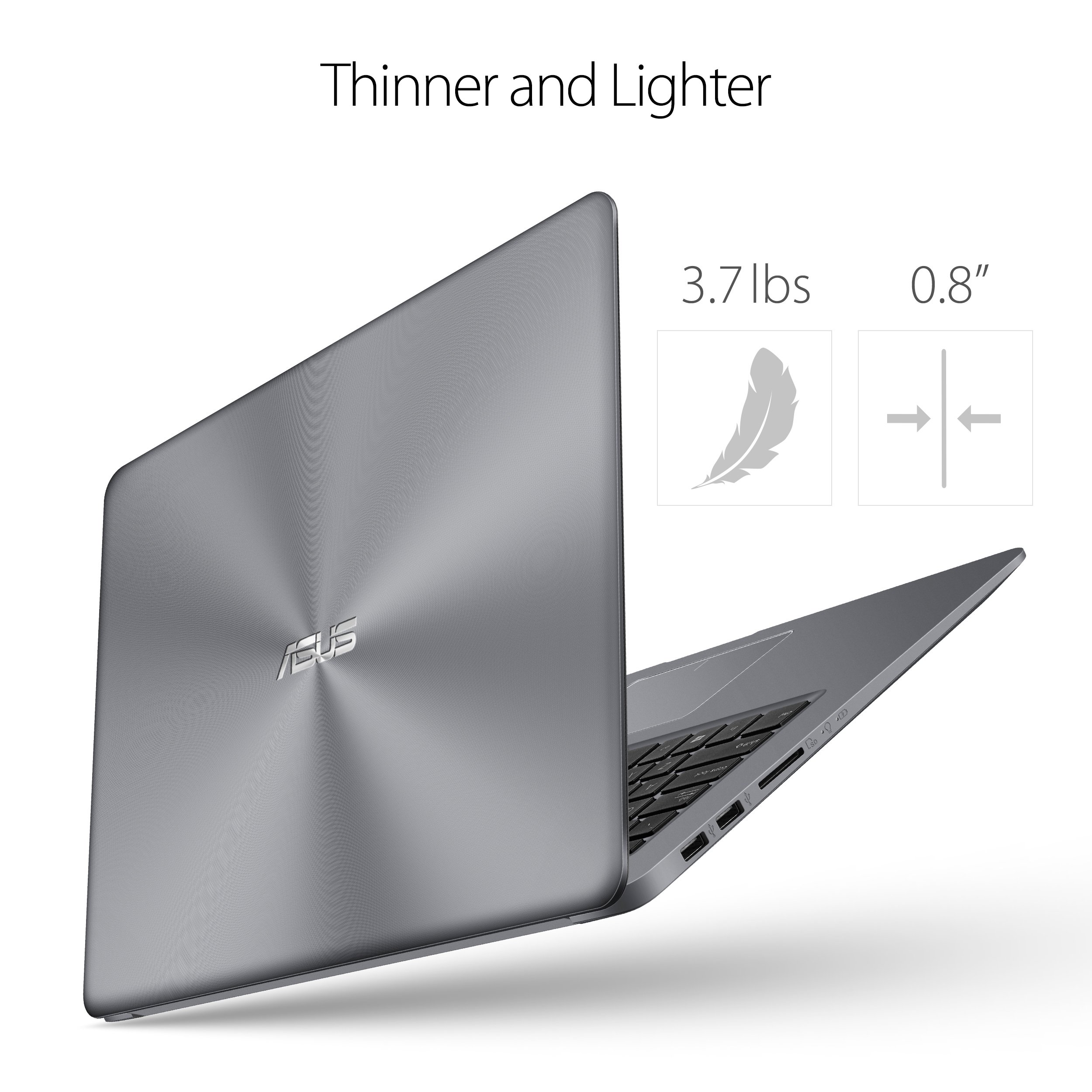 ASUS VivoBook F510QA Thin & Lightweight Laptop, 15.6” FHD WideView, AMD Quad Core A12-9720P Processor, 8GB RAM, 1TB HDD, USB 3.0, USB Type C, Windows 10 in S Mode