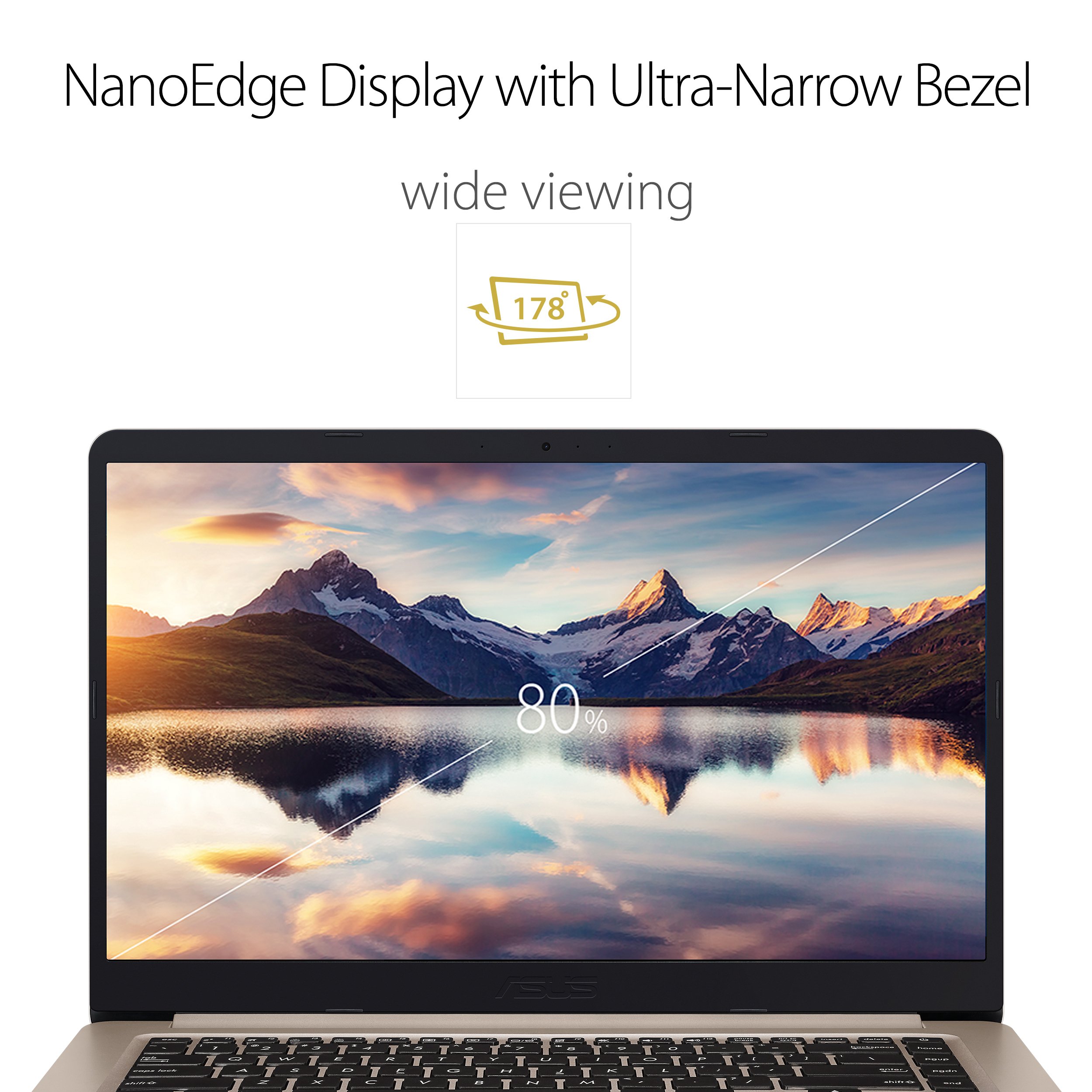 ASUS S510UN-EH76 VivoBook S 15.6″ Full HD Laptop, Intel Core i7-8550U, NVIDIA GeForce MX150, 8GB RAM, 256GB SSD + 1TB HDD, Windows 10