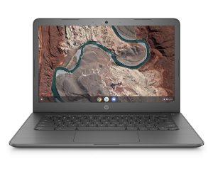HP Chromebook 14-inch Laptop with 180-Degree Swivel, AMD Dual-Core A4-9120 Processor, 4 GB SDRAM, 32 GB eMMC Storage, Chrome OS (14-db0020nr, Chalkboard Gray) (Renewed)
