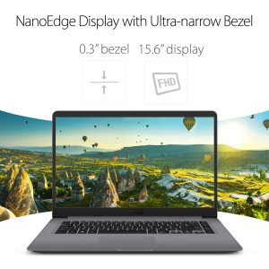 ASUS VivoBook F510QA Thin & Lightweight Laptop, 15.6” FHD WideView, AMD Quad Core A12-9720P Processor, 8GB RAM, Dual Hard Drive (128GB SSD+ 1TB HDD), USB 3.0, USB Type C, Windows 10 in S Mode
