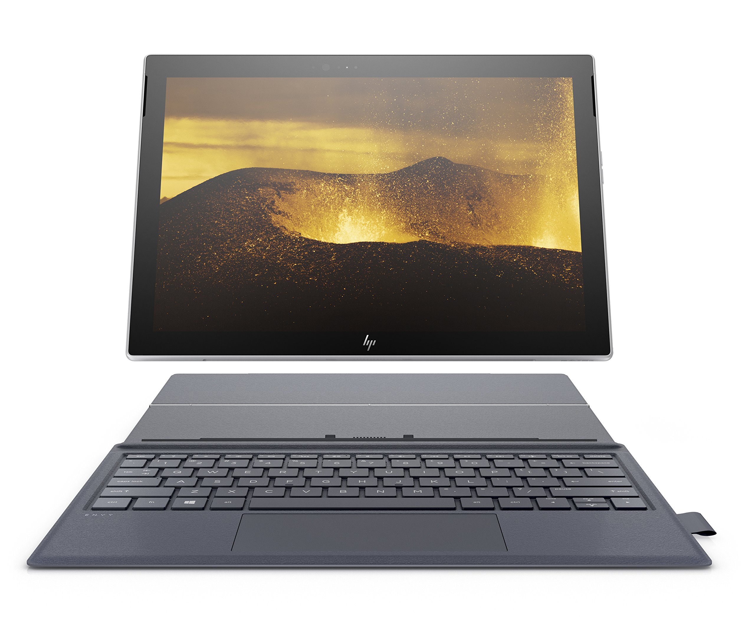 HP Envy x2 12-inch Detachable Laptop, Qualcomm Snapdragon Processor, 4 GB RAM, 128 GB Universal Flash Storage, Windows 10 Home in S Mode (12-e068ms, Natural Silver w/ Oxford Blue)