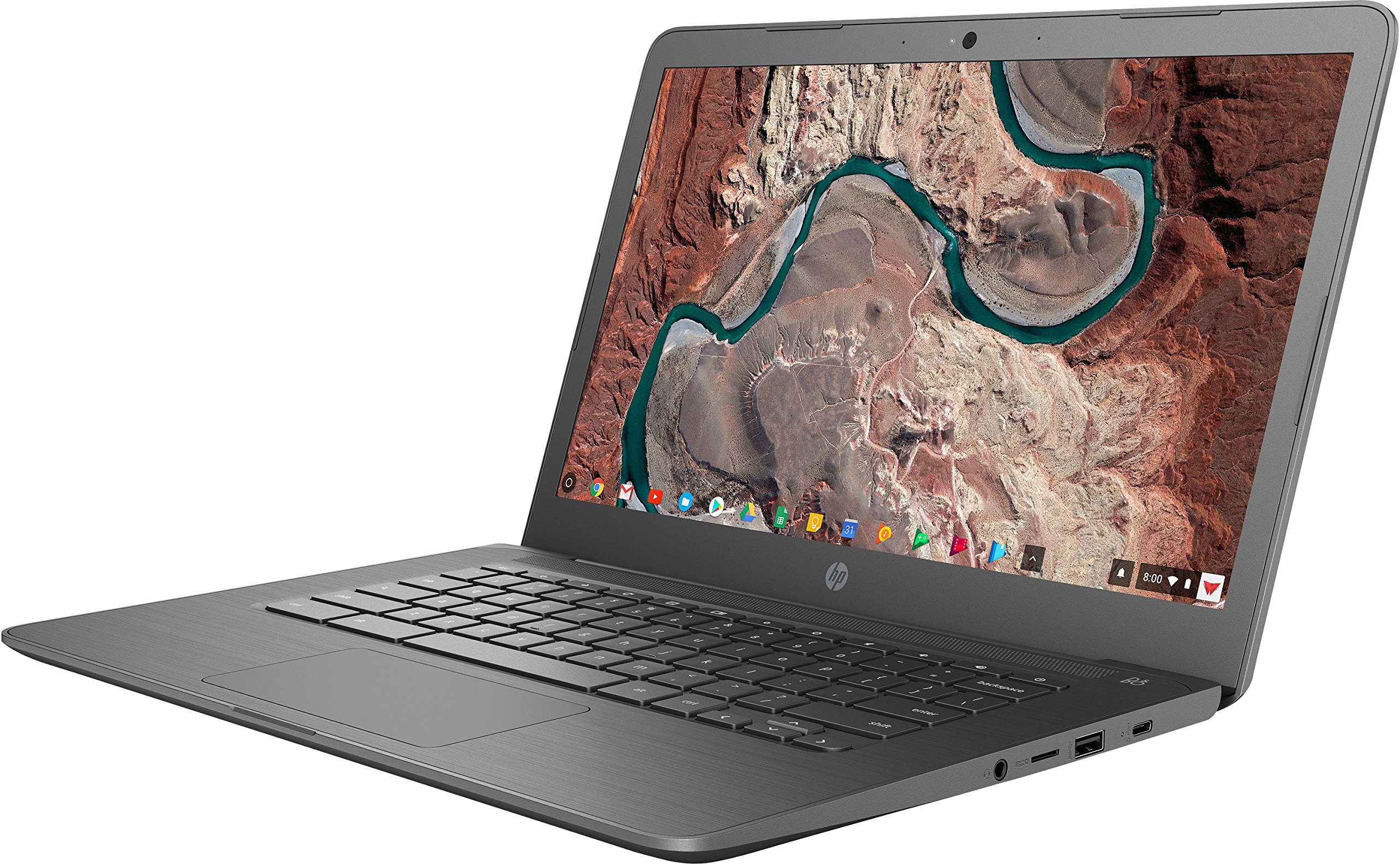 HP 14″ TouchScreen Chromebook – Intel Celeron N3350 – 4GB Memory – 32GB eMMC – WiFi & Bluetooth – Webcam – Gray