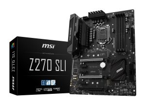 MSI Pro Series Intel Z270 DDR4 HDMI USB 3 SLI ATX Motherboard (Z270 SLI) (Renewed)