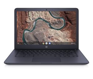 HP Chromebook 14-db0043wm – AMD A4-9120C, AMD Radeon R4 Graphics, 4 GB SDRM, 32GB eMMC, Audio by B&O, Full HD Display, Ink Blue (Renewed)
