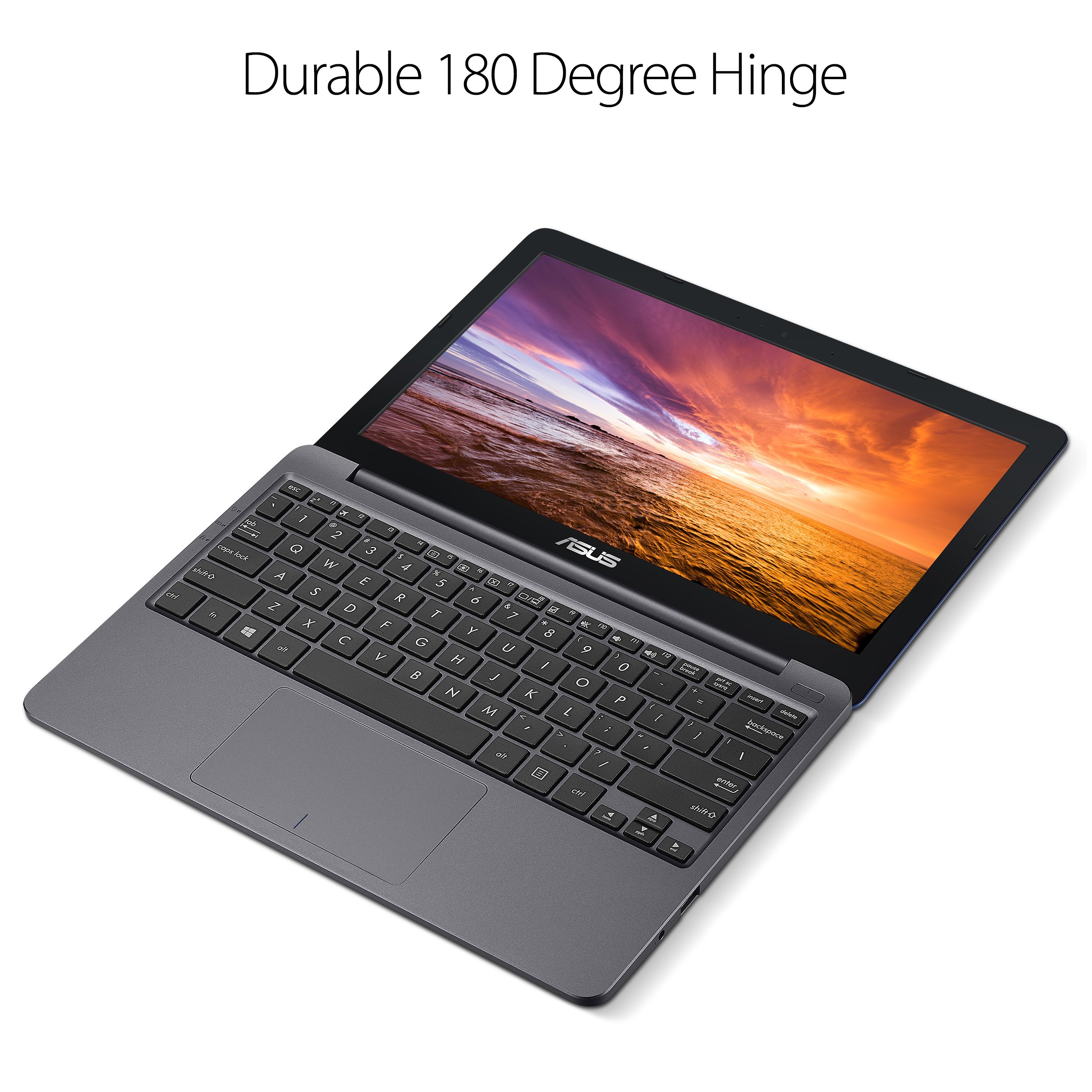 ASUS VivoBook L203MA Ultra-Thin Laptop, Intel Celeron N4000 Processor, 4GB RAM, 64GB eMMC storage, 11.6” HD, USB-C, Wi-Fi 5, Windows 10, L203MA-DS04, One Year of Microsoft Office 365