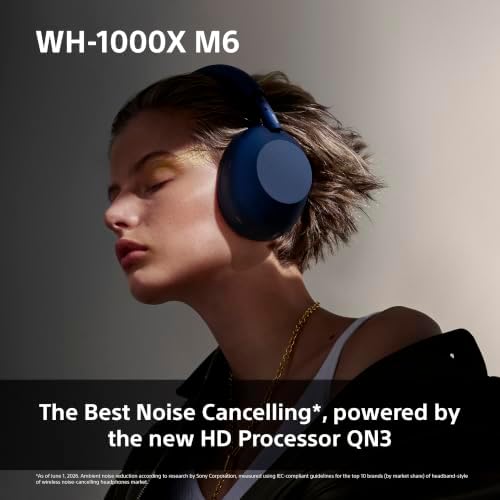 SONY WH-1000XM6 Flagship Noise Cancelling Over-Ear Wireless Bluetooth Headphones - Image 6