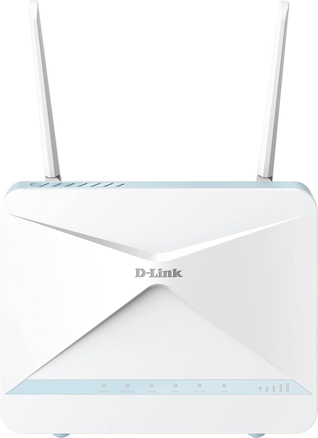 D-Link G416/B EAGLE PRO AI AX1500 4G+ Smart Router with 4G+ LTE Cat 6 Download Up to 300Mbps, Wi-Fi6, AI Traffic Optimiser, Gigabit Ports, WPA3, Wi-Fi Mesh support, Unlocked for All Networks.