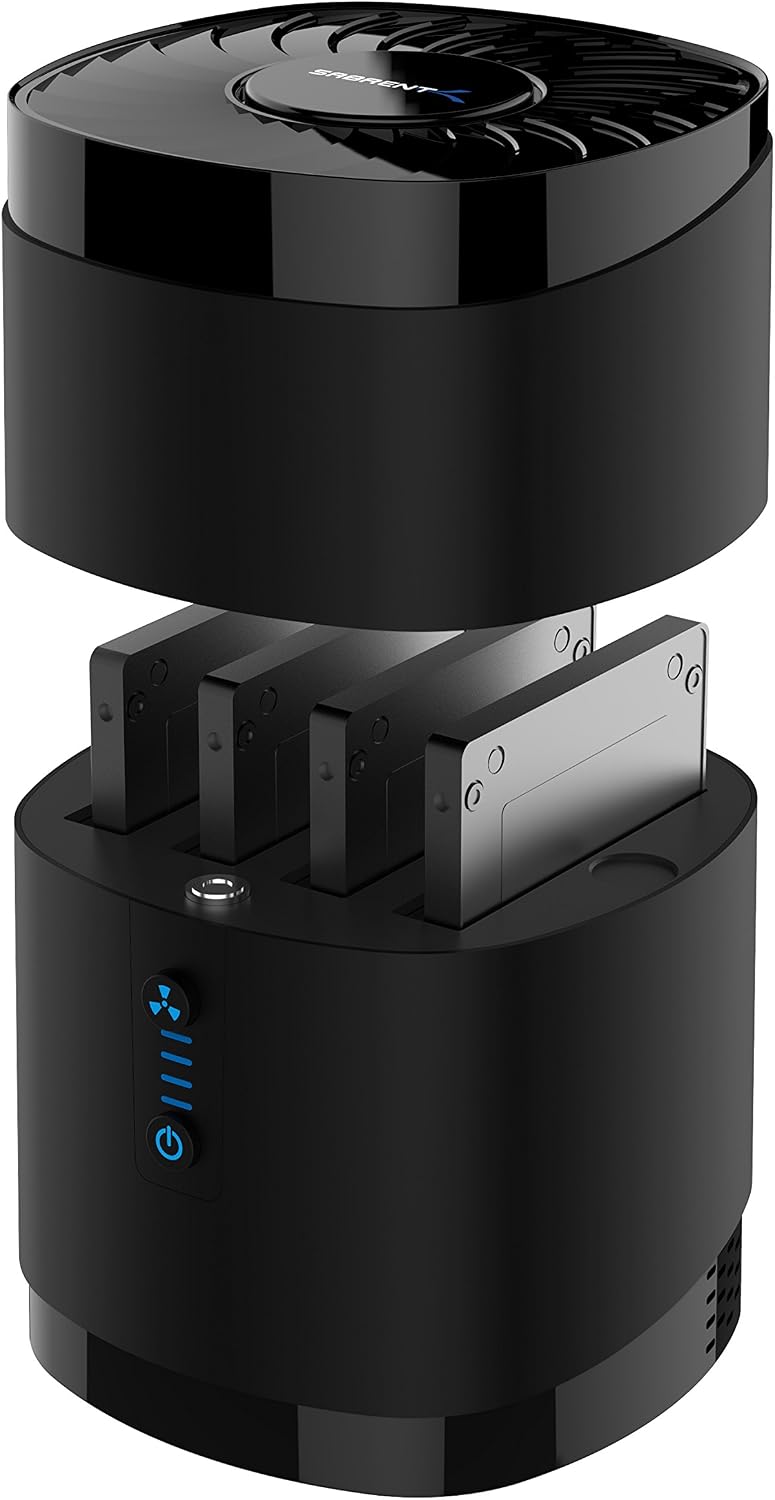 SABRENT Hard Drive Docking Station, 4 Bay SATA Enclosure, 2.5" SSD Dock