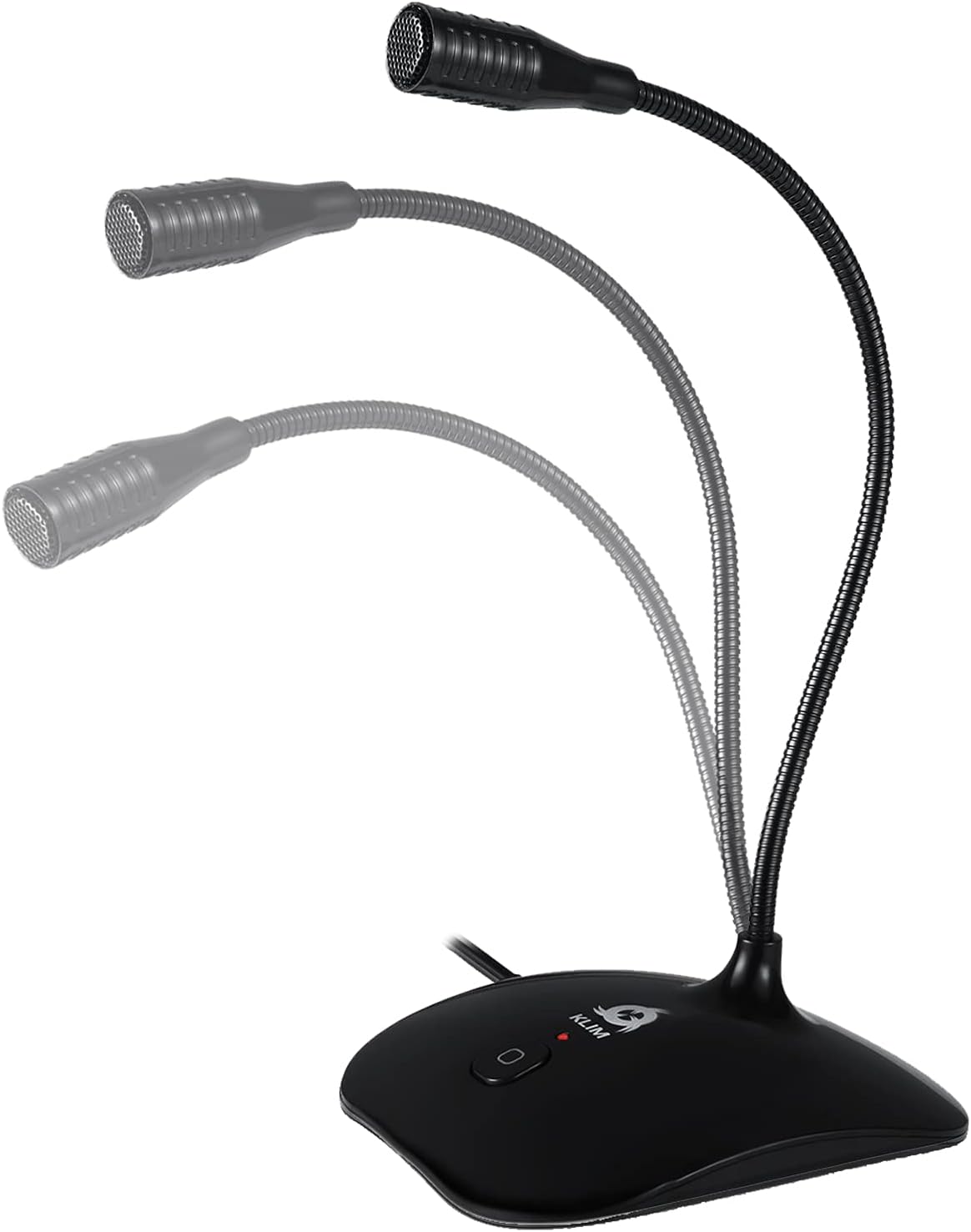 KLIM Talk USB Desk Microphone, Professional Mic with Stand for Recording