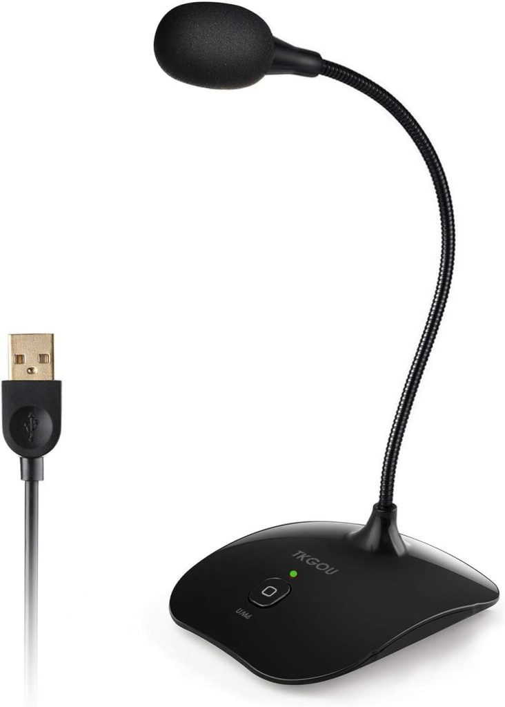 USB PC Microphone, Ture Plug & Play Home Studio USB Computer Microphone With mute button, Compatible with PC, laptop, Mac, ps4 - ideal for Youtube,Skype,Gaming, Podcast(1.5m /5ft)