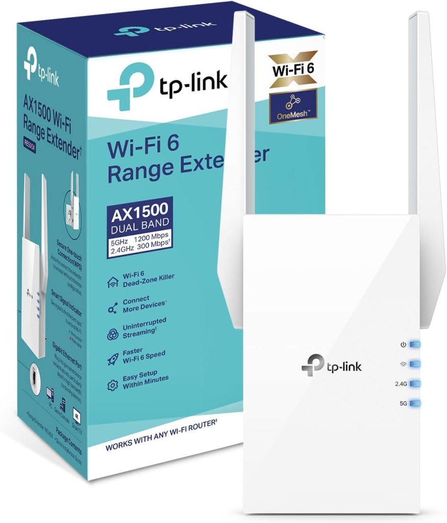 TP-Link RE505X AX1500 WiFi 6 WiFi Extender Booster WiFi Booster