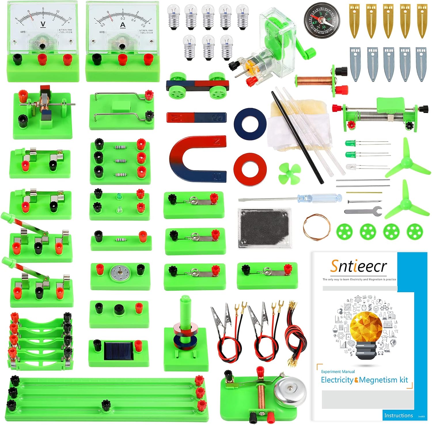 Sntieecr STEM Physics Electric Circuit Learning Starter Kit, Electric Kits