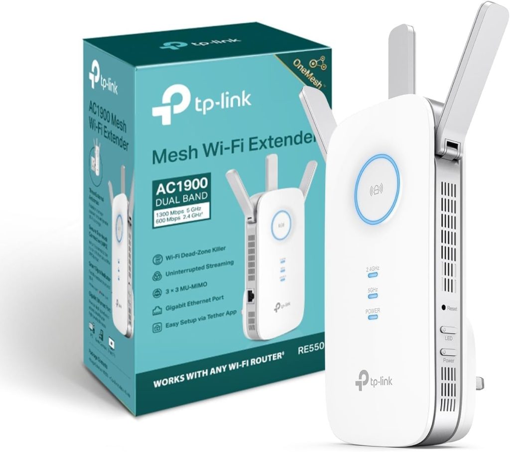 TP-Link RE550 AC1900 WiFi Extender Booster WiFi Booster