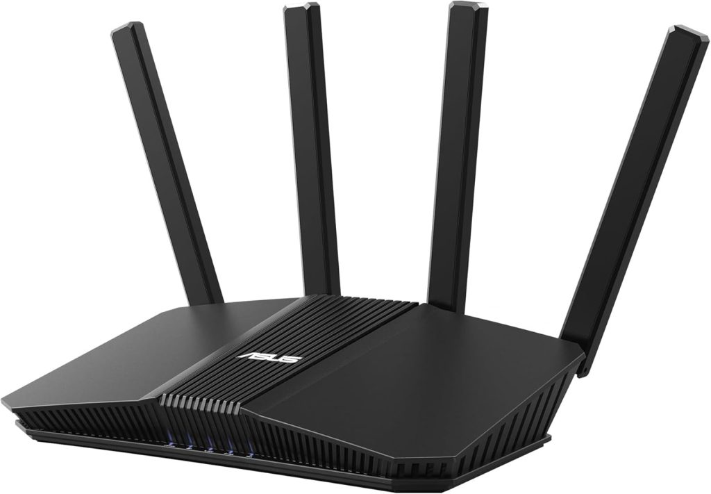 ASUS RT-BE55 Dual-band WiFi 7 (802.11be) Smart AiMesh Extendable Router, 3600 Mbps, 2.5G port, Up to 3 SSIDs for IoT Devices, Parental Controls & VPNs, Advanced Network Security
