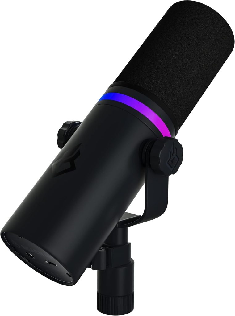 BEACN Dark Dynamic USB Microphone for PC | Professional Podcast, Gaming & Streaming Mic | Studio-Quality Desk Mic for YouTube, Twitch & Recording