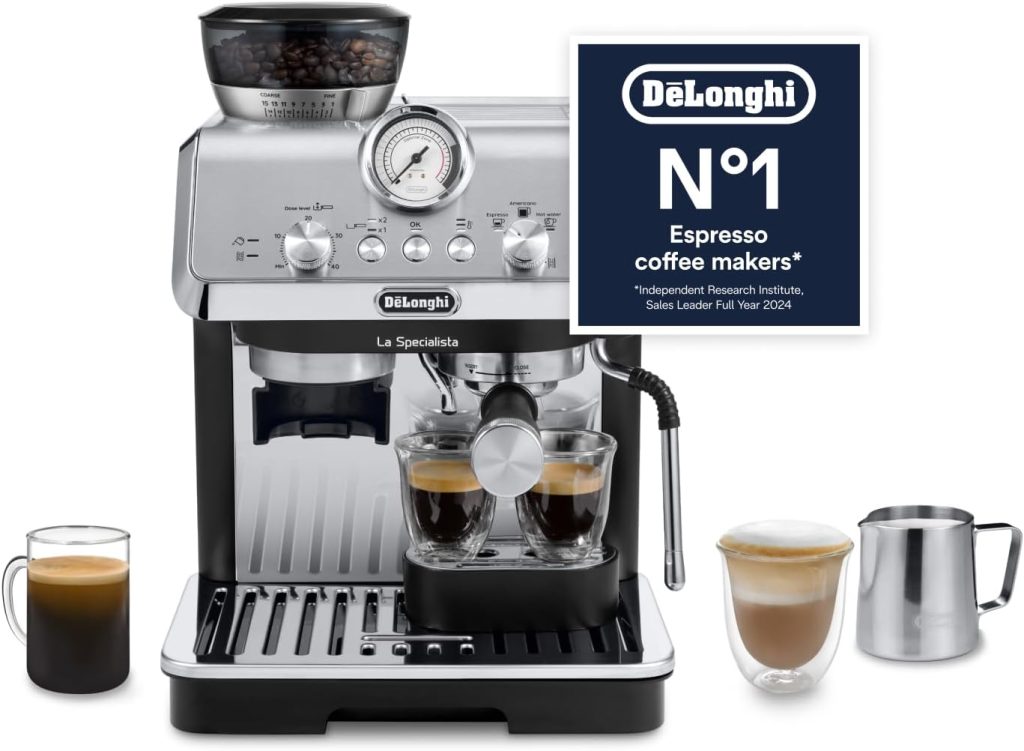 De'Longhi La Specialista Arte - Espresso Machine 3 Preset Drinks Black