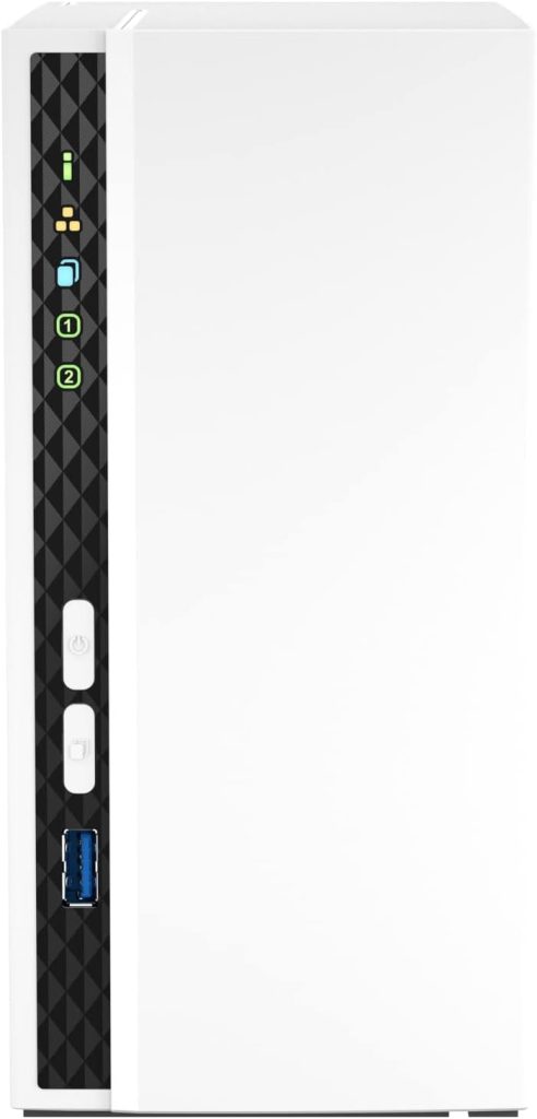 QNAP TS-233, 2-Bay NAS, ARM Cortex-A55 quad-core 2 GHz processor, built-in 2 GB RAM