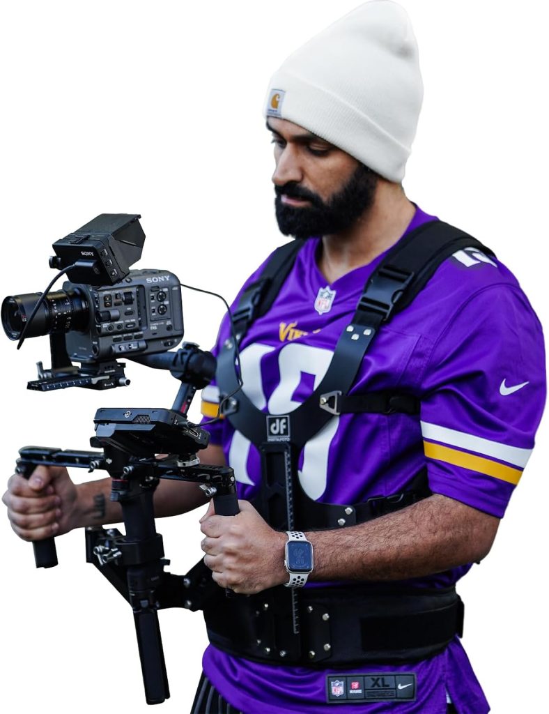 DF DIGITALFOTO Thanos-SE Gimbal Support Vest System, Filmmakers Kit Compatible with DJI RS2/RS3/RS3 Pro/RSC2/Ronin S, Zhiyun Crane 2S/3S for Videographer Smoothing the Footage 2-8 kg Payload