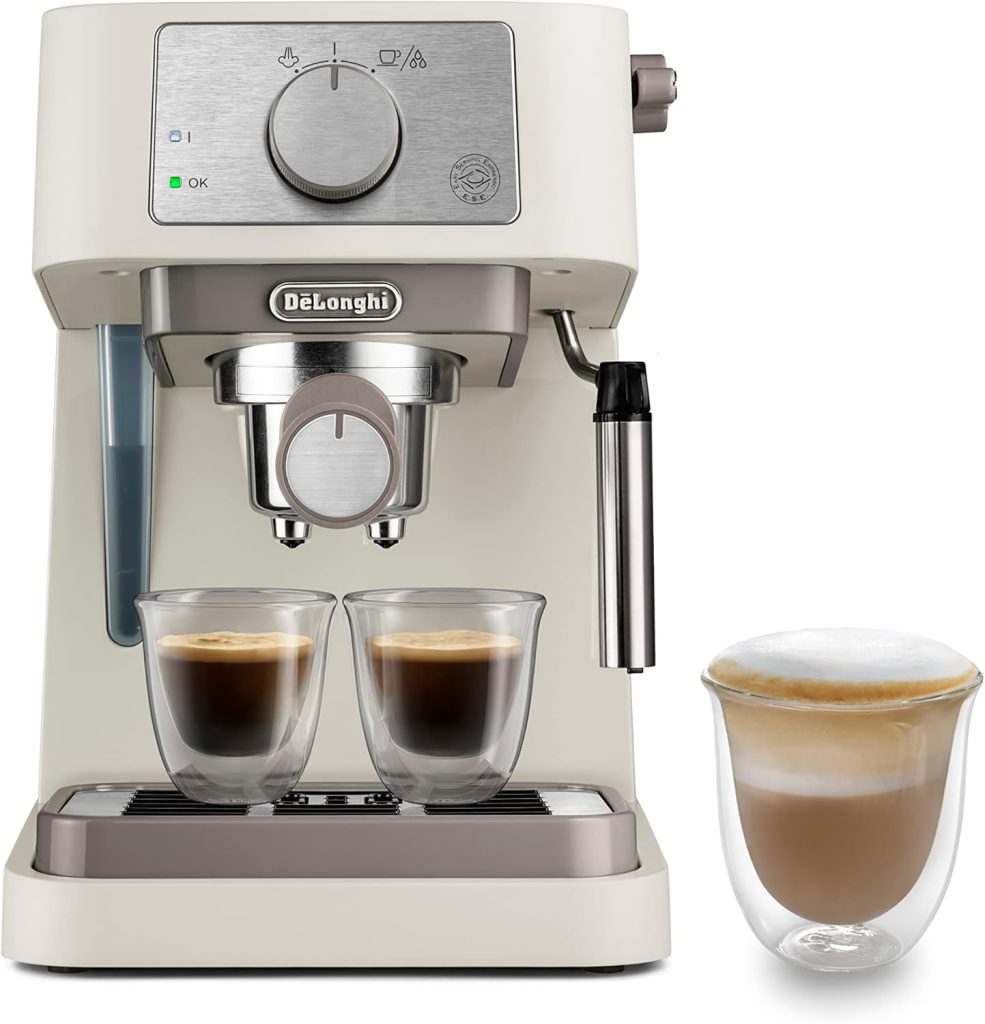 De'Longhi Stilosa - Manual Espresso Machine Manual Milk Frother Cream