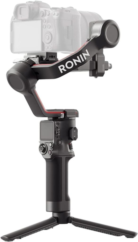 DJI RS 3, 3-Axis Gimbal for DSLR and Mirrorless Camera Canon/Sony/Panasonic/Nikon/Fujifilm, 3 kg (6.6 lbs) Payload, Automated Axis Locks, 1.8" OLED Touchscreen, Professional Video Stabilizer