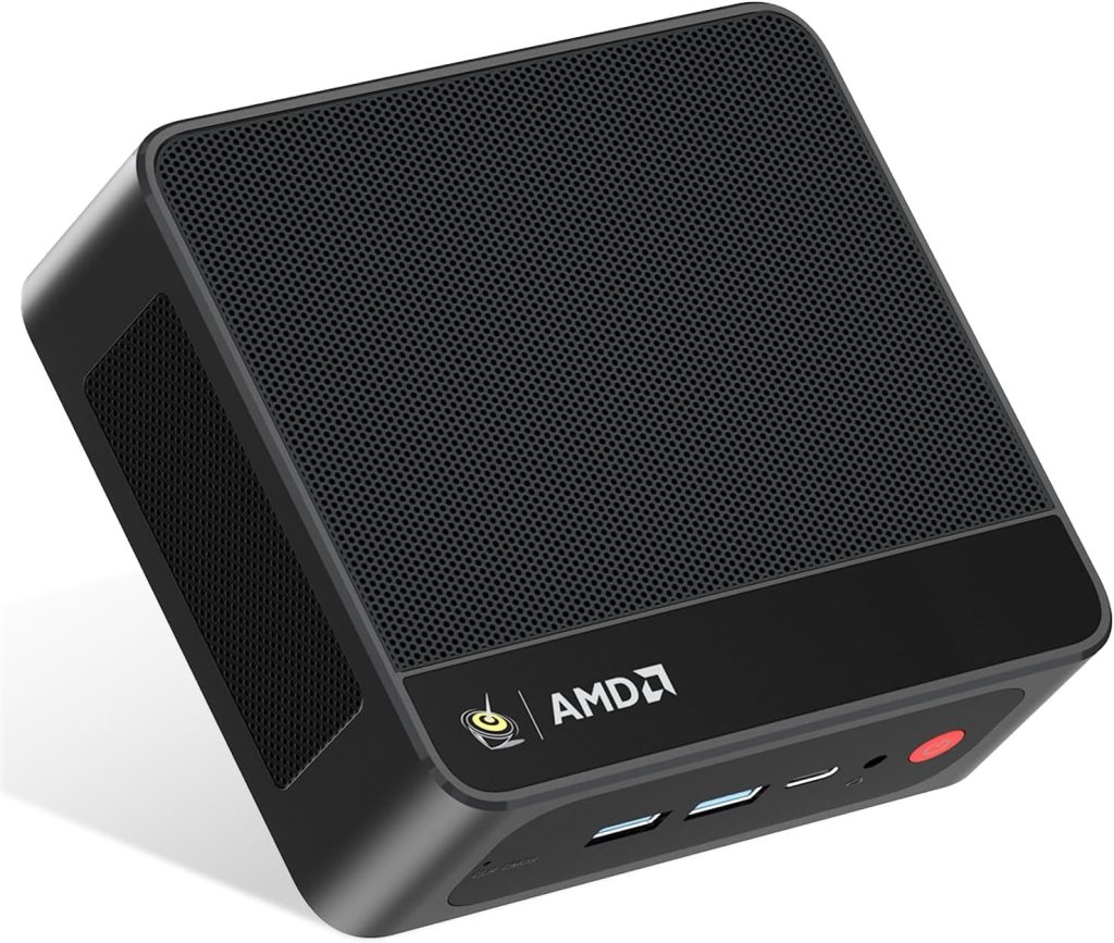Beelink SER5 Mini PC AMD Ryzen 5 5500U(6C/12T,up to 4.0GHz), 16GB DDR4 480GB M.2 NVME SSD, 4K Triple Display, HDMI, DP, USB-C, WiFi 6, BT5.2, LAN 2.5G, Mini Computer Windows11 Pro