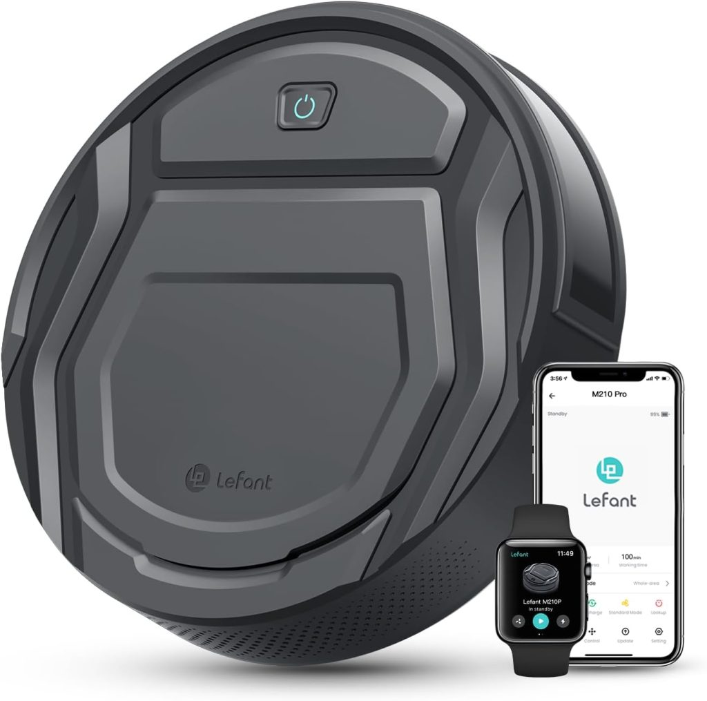Lefant M210Pro Robot Vacuum Cleaner,4000Pa Suction,Anti-Tangle