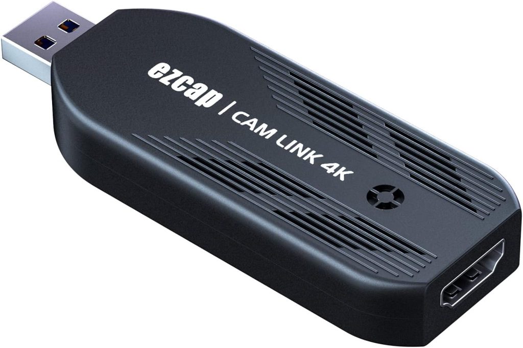 Mwin Video Capture Card, Cam Link 4K Capture Card, Full HD 4K30/1080p120 Low-Latency HDMI to USB 3.0 Video Game Capture for Games, Streaming, Live Broadcast, Online Teaching, Conference