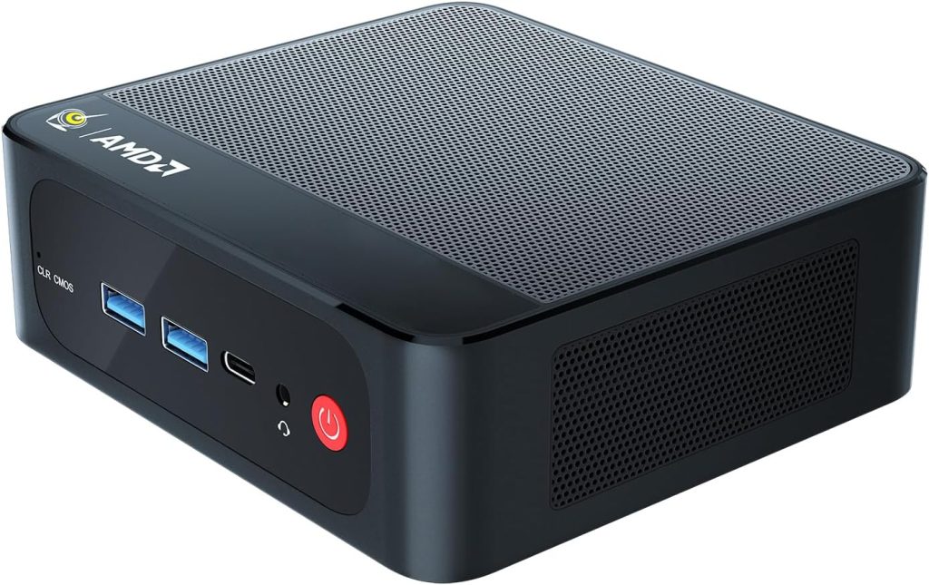 Beelink SER5 Mini PC, Ryzen 5 5500U(6C/12T up to 4,0Ghz), AMD Mini Computer 16GB DDR4 480GB M.2 NVMe SSD, 4K Triple Display, HDMI/DP/Type-C, 2.5G LAN,WiFi6, BT5.2
