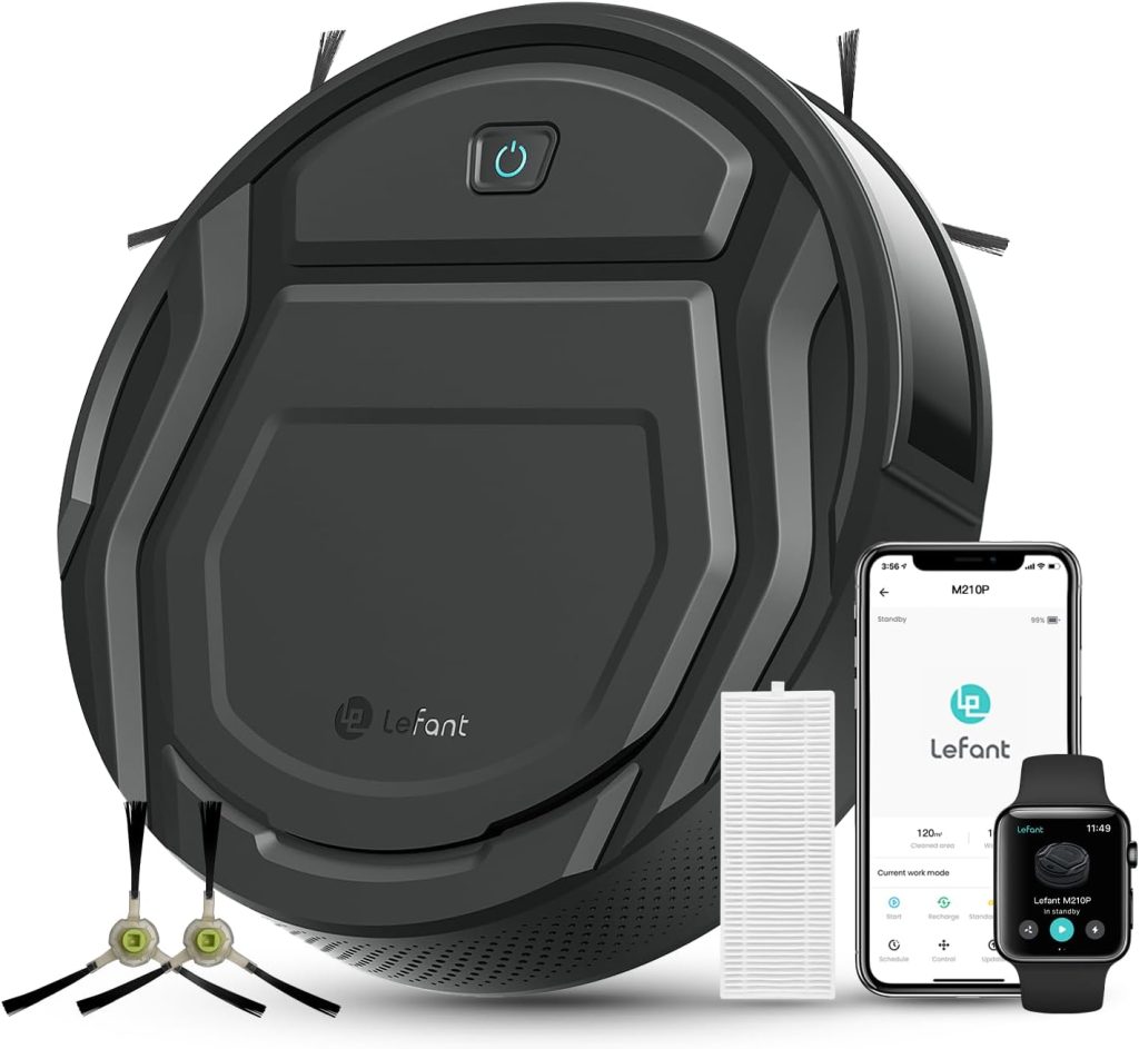 Lefant M210Pro Robot Vacuum Cleaner,4000Pa Suction,vacuum robot for carpet