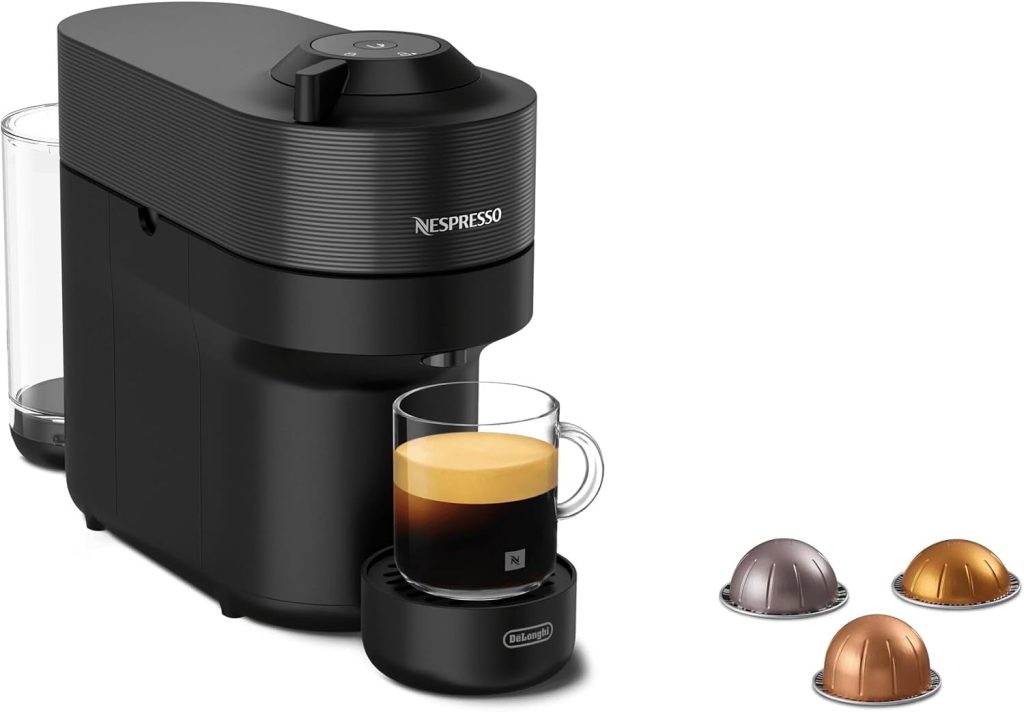 Nespresso Vertuo Pop Coffee Pod Machine Black by De'Longhi