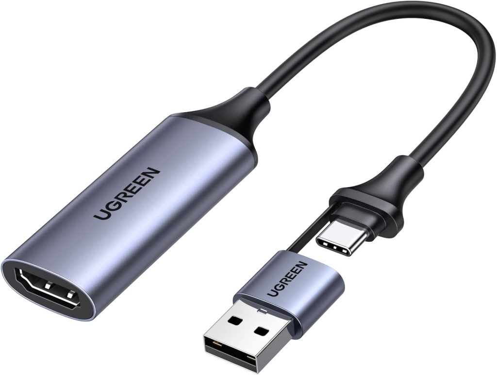 UGREEN Video Capture Card HDMI to USB C Capture Device 4K 1080P@30Hz