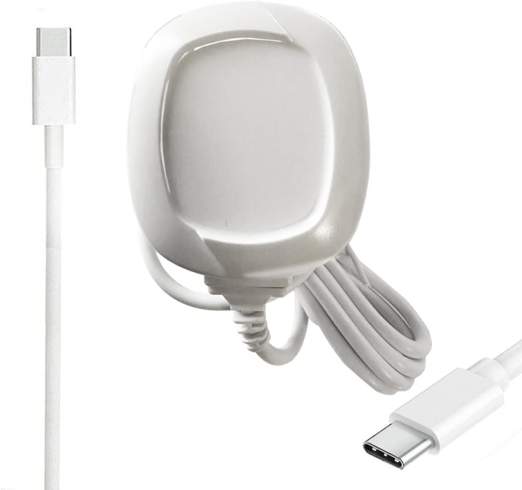 Google Pixel Charger - USB Type C Compatible - 2Amp Fast Charger - CE & RoHS Approved - UK 3-Pin Plug - White