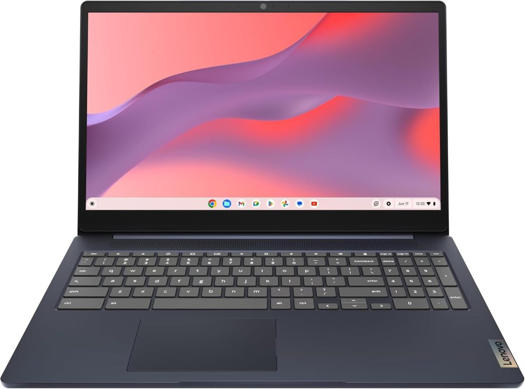 Lenovo Chromebook 3i Notebook - 15.6 Inch / 39.6 cm Full HD Laptop - 8 GB Memory - 64 GB Storage - Intel Celeron N4500 - 2023 Model
