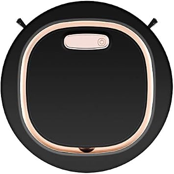 KENANLAN Robot Vacuum Cleaner 3 In 1 Intelligent Robot Vacuum Cleaner 1200 mAh Battery Suction Vacuum Cleaner Robot for Floors Pet Hair Dust (black)