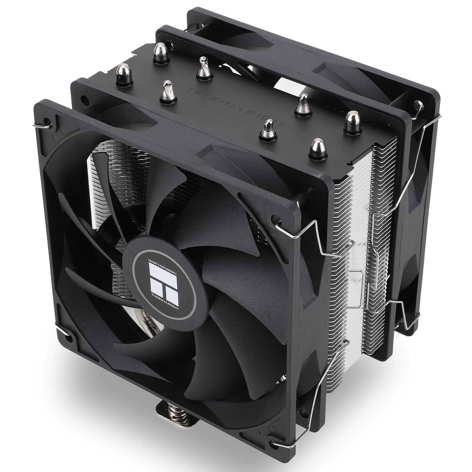 Thermalright Assassin X 120R SE Plus CPU Cooler With 4×6mm Heat Pipes, 1550RPM 120mm PWM Quiet Fan, S-FDB Bearing for AMD AM4 AM5/Intel 1700/1150/1151/1200