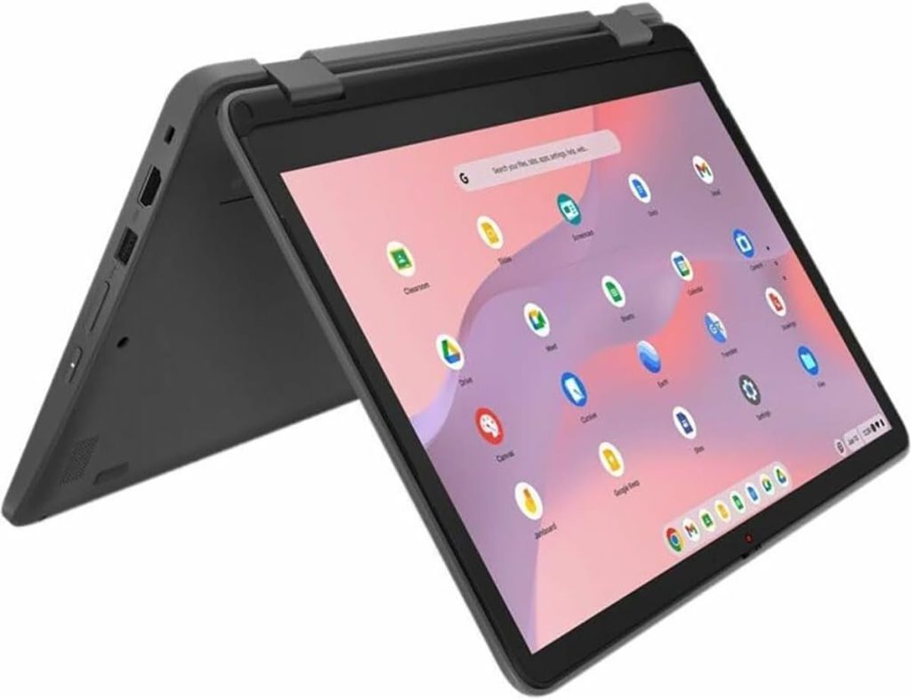 Lenovo 500e Yoga Chromebook Gen 4 82W40009US 12.2" Touchscreen Convertible 2 in 1 Chromebook - WUXGA - 1920 x 1200 - Intel N100 Quad-core (4 Core) - 4 GB Total RAM - 4 GB On-Board Memory - 32 GB