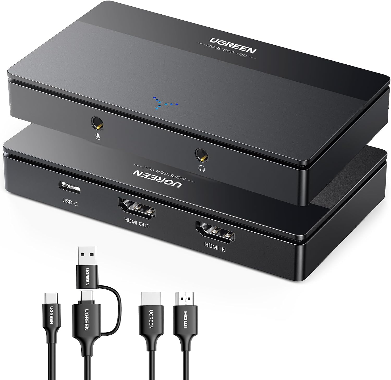 UGREEN Video Capture Card HDMI to USB C Streaming Device 1080P 60fps