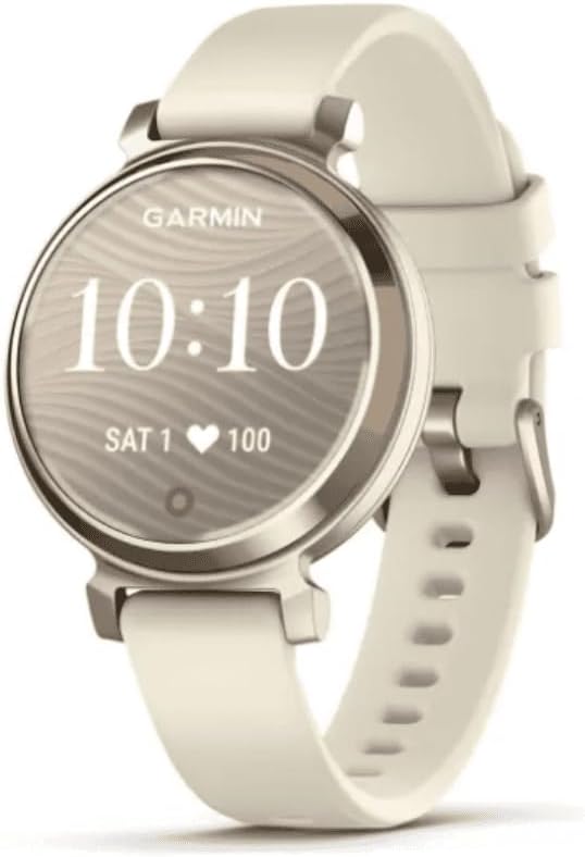 Garmin Lily 2 38mm GPS smartwatch stylish smaller watch, fitness tracker with hidden display sports appspatterned lens bright touchscreen display up to 9 days battery life,