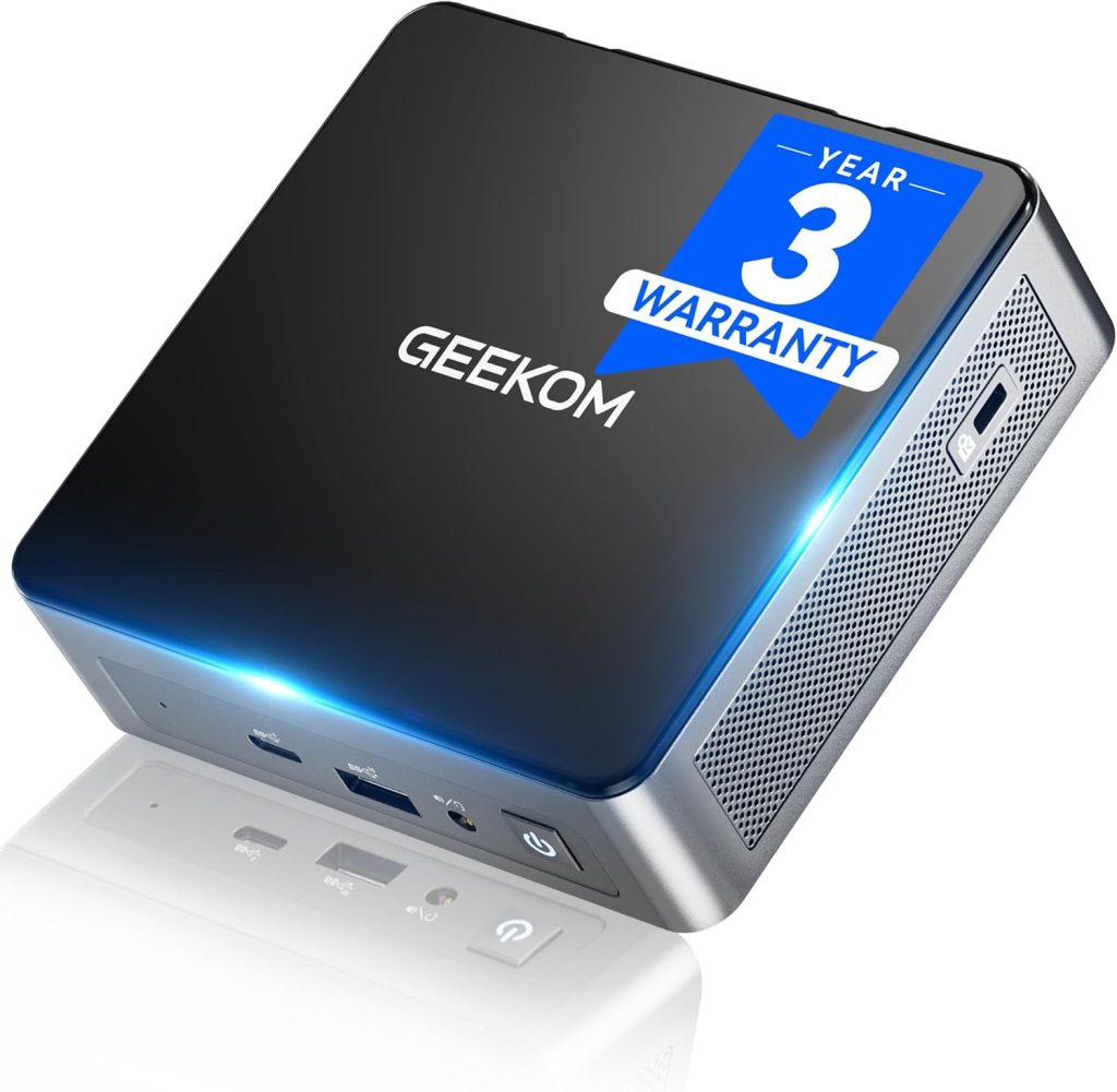 GEEKOM Air12 2026 Mini PC, Intel PT7505, 16GB RAM (Expandable)+512GB SSD