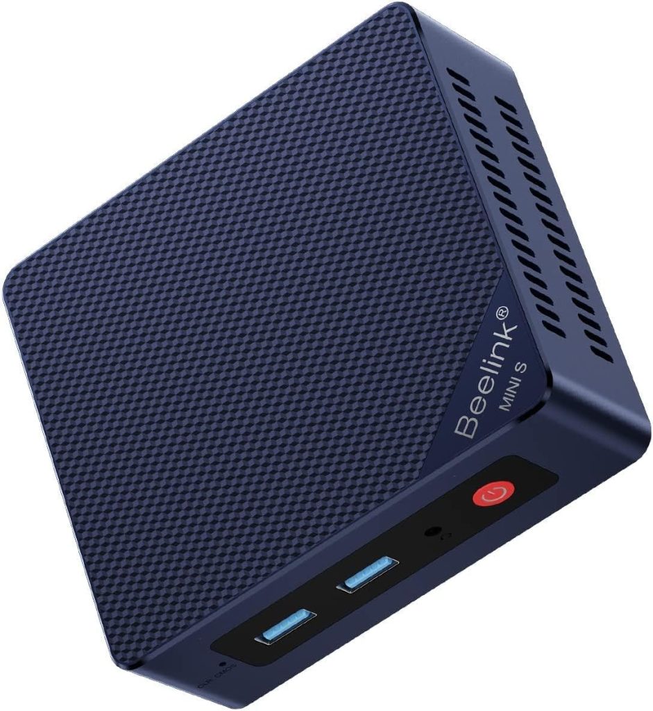 Beelink MINI S12 Mini PC, 12th Gen Intel Alder Lake N95 3.4GHz Processor Mini Computer Windows11 Home, 8G DDR4 RAM 256GB SSD Mini Office Desktop PC, 4K Dual Display HDMI/USB3/2.5G LAN