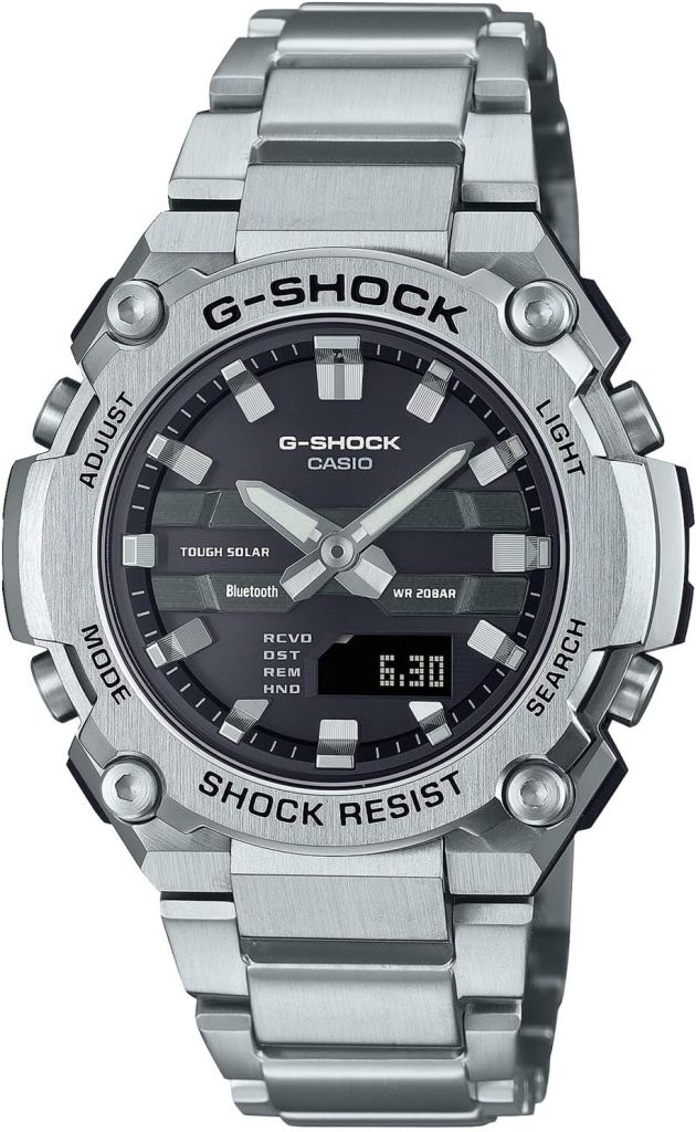 Casio G-Shock GST-B600D-1AJF [G-Shock G-Steel], Silver, Silver, Modern