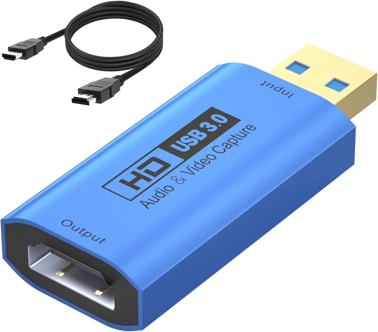 Vedio Capture Card 4K USB3.0 A Adapter Video Game Capture for Editing Video,Games,Streaming,Online Teaching