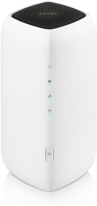 Zyxel 5G NR 4.67 Gbps Indoor Router | AX1800 WiFi 6 Router | Nebula Cloud Management | Share WiFi to 64 devices | Dual WAN failover | Gigabit LAN ports [Nebula FWA505]